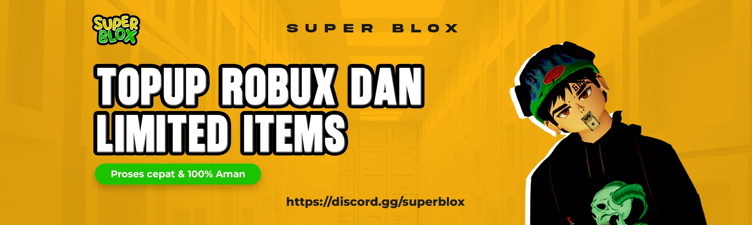 Promo Topup Robux Diskon Hari Ini Banner